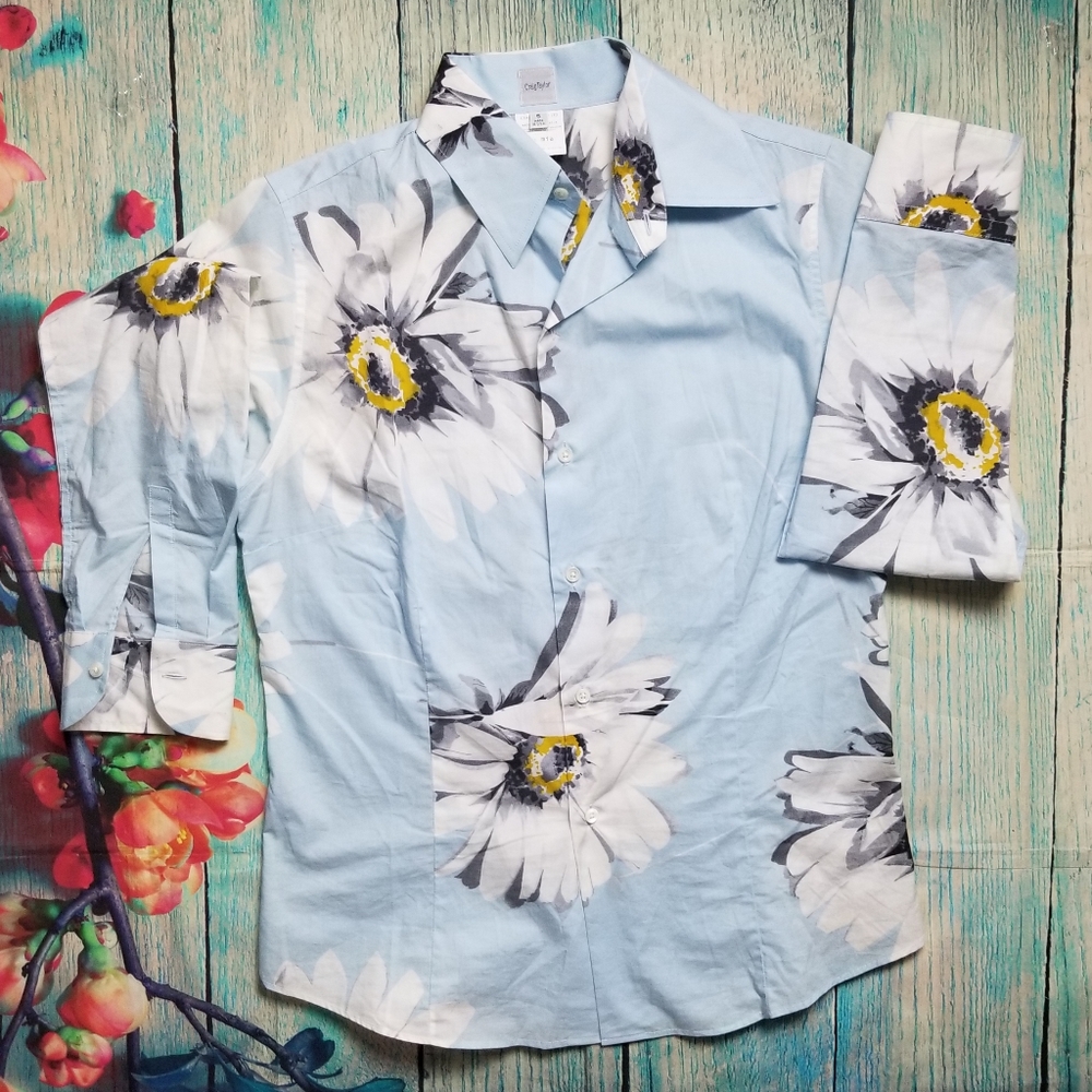 Craig Taylor long sleeves floral shirt siz…